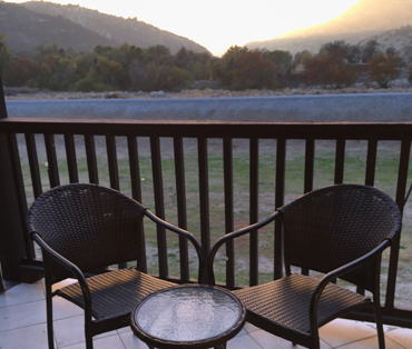 Deluxe Rooms include either balcony or veranda